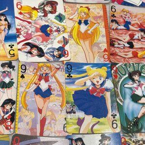 RARE Full Set of Sailor Moon Playing Cards - Board Games, Anime 90s Nostalgia
